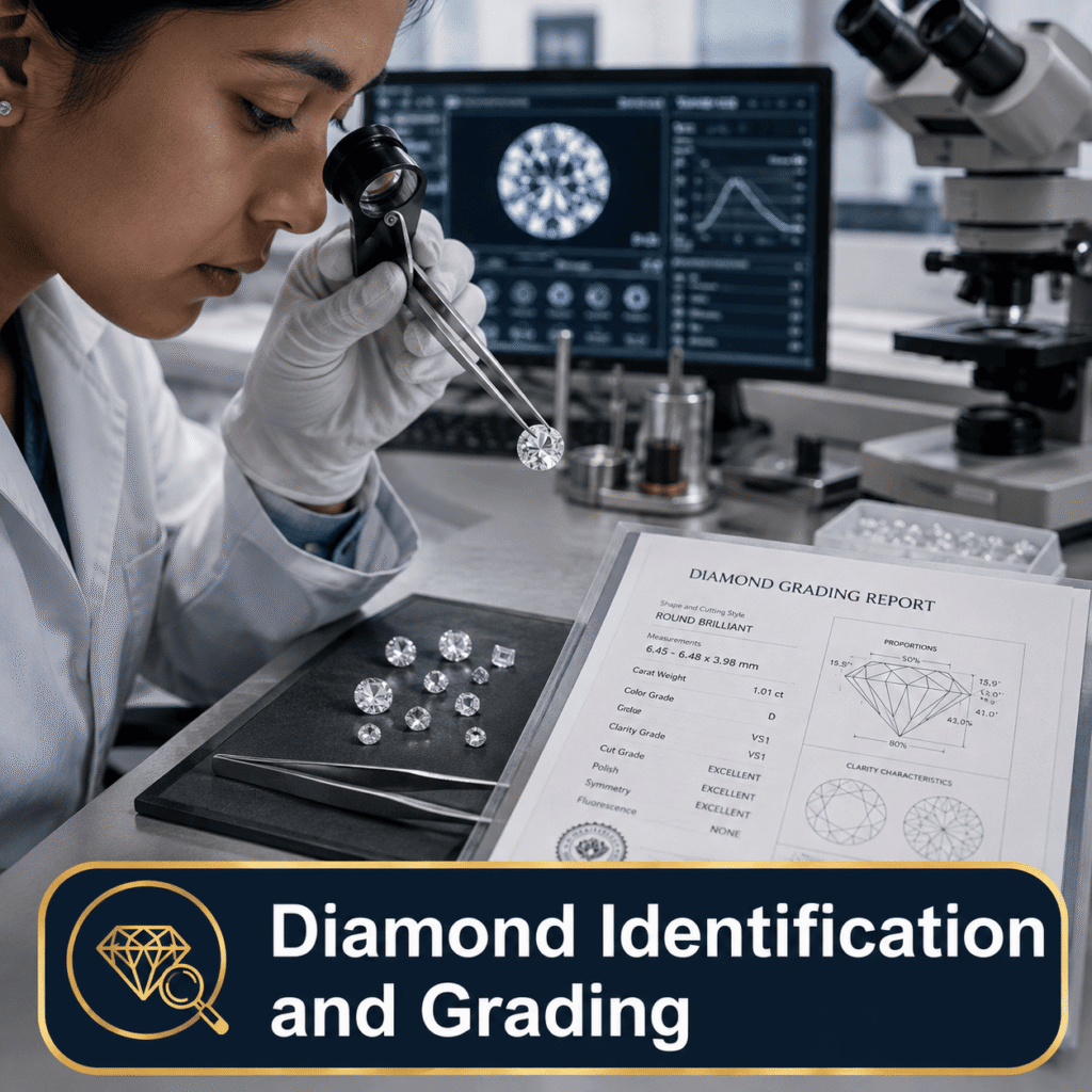 diamond identification and grading