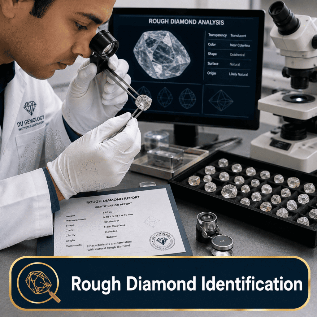 rough diamond identification