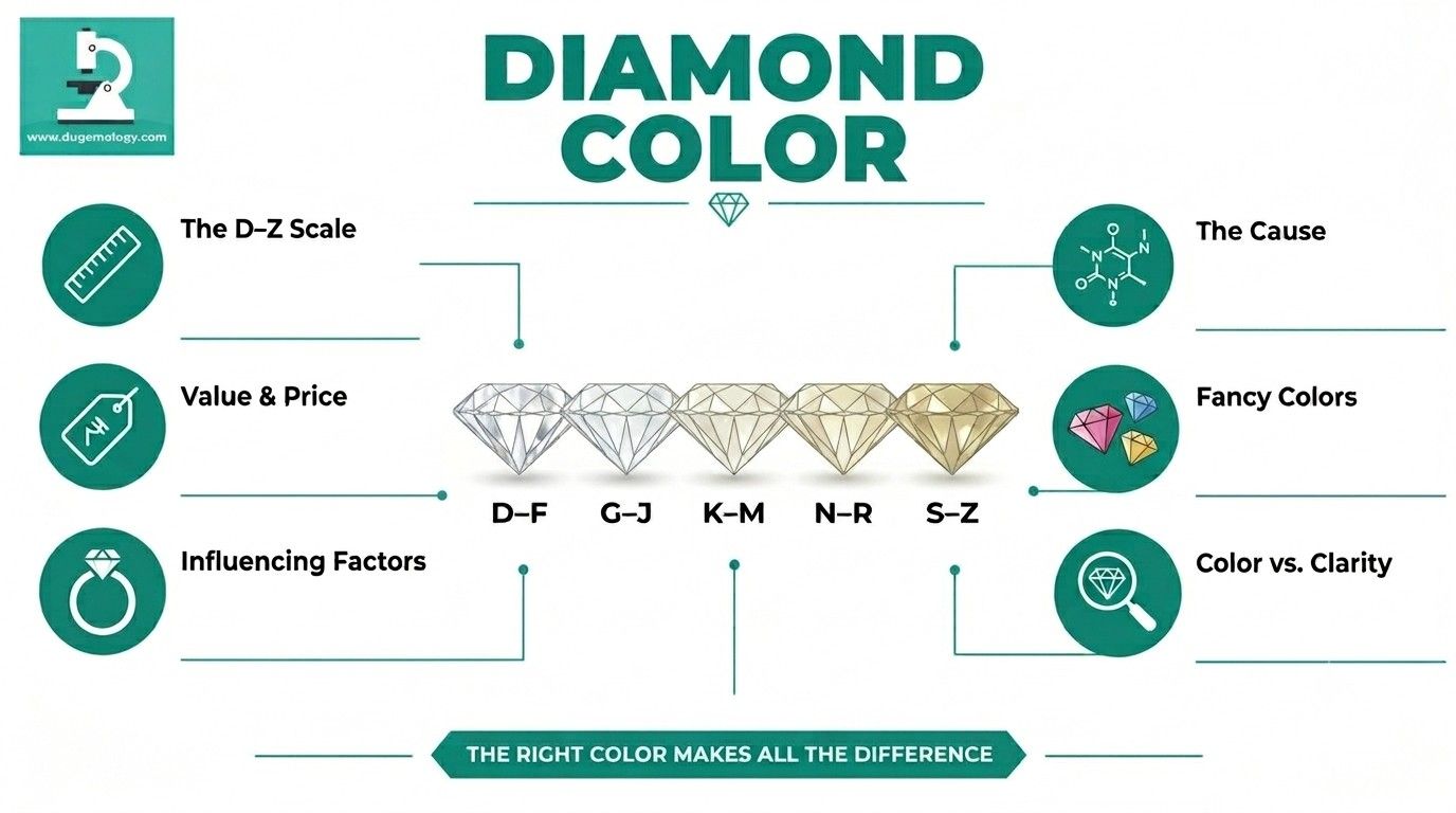 Diamond Color: Scale, Grades, Price & Buying Guide