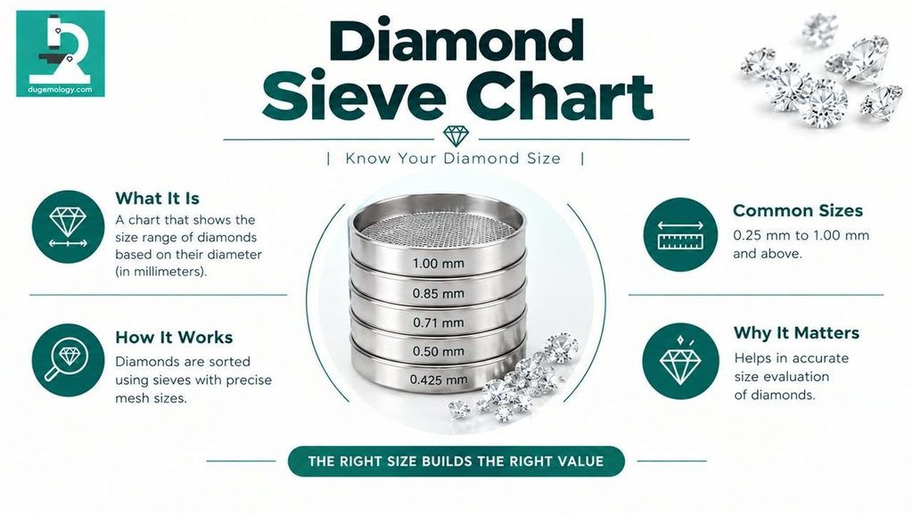 diamond sieve chart