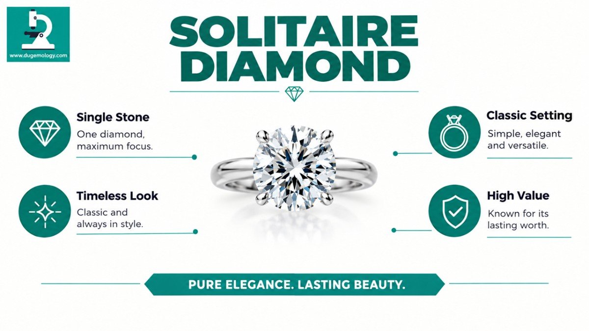 What Is a Solitaire Diamond? Meaning, Types, Price & Buying Guide